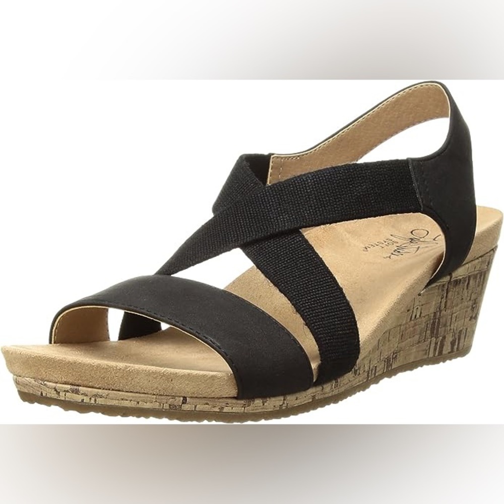 LifeStride Women's, Mexico Wedge Sandal Size 5.5